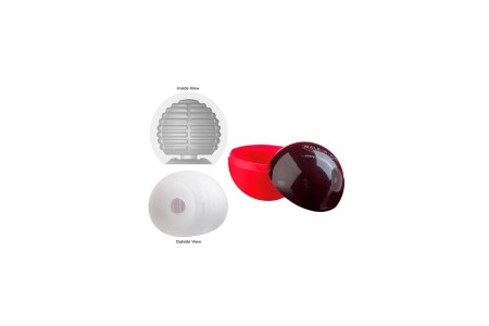 Нереалистичный мастурбатор - шар MALESATION Lucky Ball type 1, TPE, белый