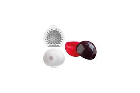 Нереалистичный мастурбатор - шар MALESATION Lucky Ball type 2, TPE, белый