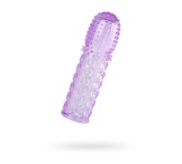 Насадка рельефная A-Toys by TOYFA, TPE, фиолетовый, 13,5 см