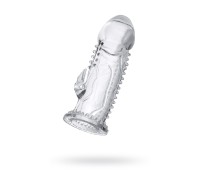 Насадка на пенис A-Toys by TOYFA, TPE, прозрачная, 13,5 см