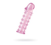 Насадка A-Toys by TOYFA, TPE, розовый, 12,5 см