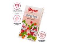Набор гелей-смазок Yovee для любви (721001+721003), вкусовые (малина+клубника), 2х100 мл