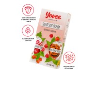 Набор гелей-смазок Yovee для любви (721003+721013), вкусовые (клубника+карамель), 2х100 мл