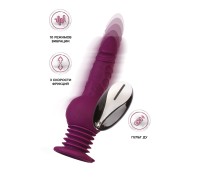 Мини секс-машина Striker с пультом ДУ, MotorLovers by TOYFA, силикон, фиолетовый, 23,5 см