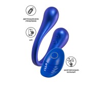 Многофункциональный вибратор L`Eroina APP INEFY  с пультом и APP, силикон, синий, 26,5 см