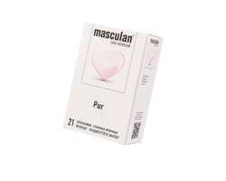 Презервативы Masculan, Pur № 21 утонченные, 18,5 см, 5.3 см, 3 шт.