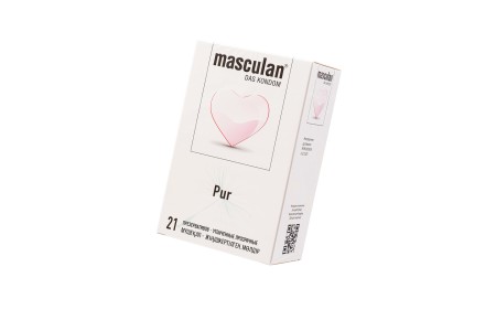 Презервативы Masculan, Pur № 21 утонченные, 18,5 см, 5.3 см, 3 шт.