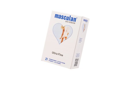 Презервативы Masculan, Ultra Fine №21, особо тонкие, 19 см, 5,3 см, 21шт