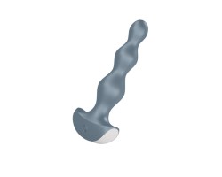 Анальная виброелочка Satisfyer Lolli-Plug 2 Satisfyer, силикон, серый, 11 см