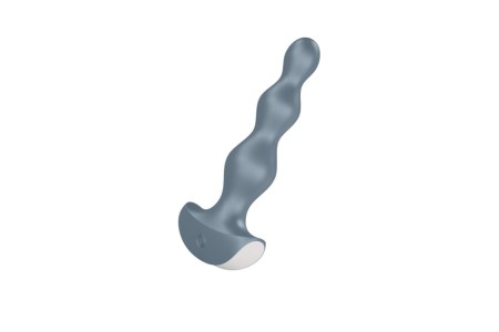 Анальная виброелочка Satisfyer Lolli-Plug 2 Satisfyer, силикон, серый, 11 см