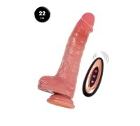 Вибратор-пульсатор реалистичный, Mr.Baton, RealMotion, силикон, 22см, Ø3,5