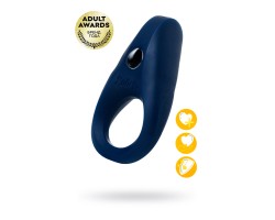 Эрекционное кольцо на пенис Satisfyer Rocket Ring, силикон, синий 7,5 см.