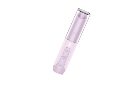 Мини-вибратор с 3D пульсацией Satisfyer Secret Kiss с USB-C зарядкой, силикон, ABS, розовый, 13 см