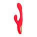 Виброкролик с двигяющимся язычком JOS Patti с двигающимся язычком, силикон, красный, 24 см - фото 2