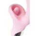 Виброкролик с ласкающим язычком JOS Orali, силикон, розовый, 22 см - фото 3