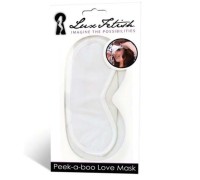 Маска белая на глаза Peek-A-Boo Love Mask