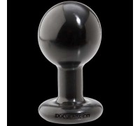 Круглая черная пробка для анальной стимуляции Round Medium