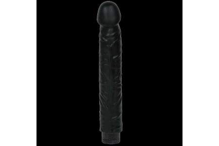 Вибратор черный Quivering Cock 7 in
