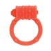 Стимулирующее кольцо с вибро-моторчиком апельсиновое Posh - фото