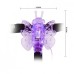 Вибростимулятор клитора на ремешках фиолетовый - фото 4