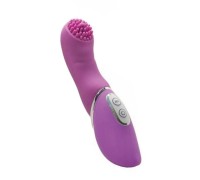 Вибратор рельефной формы фиолетовый Massager