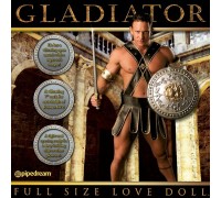 Кукла-мужчина с вибрирующим фаллосом и язычком Gladiator