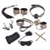 Бондажный набор Taboo Accessories Extreme Set №9 золотистый - фото