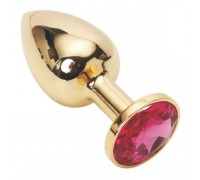 Анальное украшение Golden Plug Small розовый