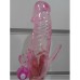 Насадка на пенис с вибрацией и анальным стимулятором розовая - фото 3