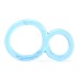 Голубое двухпетельное кольцо Ofinity - фото 3