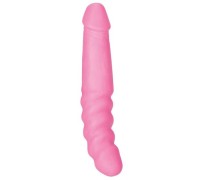 Двусторонний аккуратный розовый фаллос Play Things