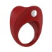Эрекционное кольцо OVO с ультрасильной вибрацией красное - фото