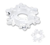 Прозрачное эрекционное кольцо Snowflake