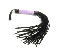 Плеть с замшевой фиолетовой ручкой