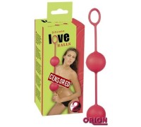Шарики вагинальные Love balls красные