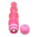 Волнистый розовый вибратор Bendable Flexems Flame - фото 1