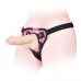 Ремень для страпона Orgasm cozy harness series розовый - фото