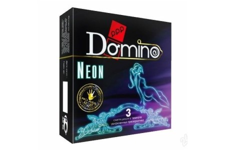 Неоновые презервативы Domino Neon №3