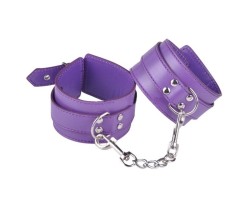 Пурпурные наручники БДСМ