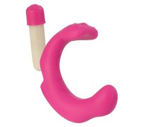 Необычный розовый масажер Mini g Rock