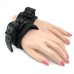 Дизайнерские черные наручники Luxury Fetish - фото 4