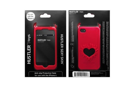 Красный чехол Hustler из силикона для iPhone 4 4S