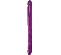 Фаллоимитатор двусторонний Sex Please 18in фиолетового цвета