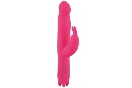 Вибратор с зайчиком розовый 10 Function Vibe Honey Bunny