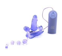 Клиторальная бабочка с анальным стимулятором