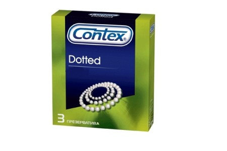Презервативы Contex №3 Dotted с точками