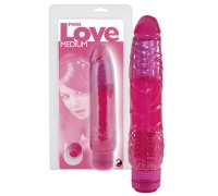 Вибратор Pink Love средний