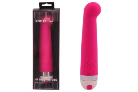 Розовый вибромассажер G-точки Hit The Spot Pink