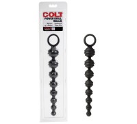 Рельефная цепь Colt из черного силикона