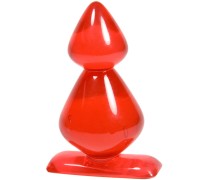 Анальная пробка Gum Drops Double Bubble Red